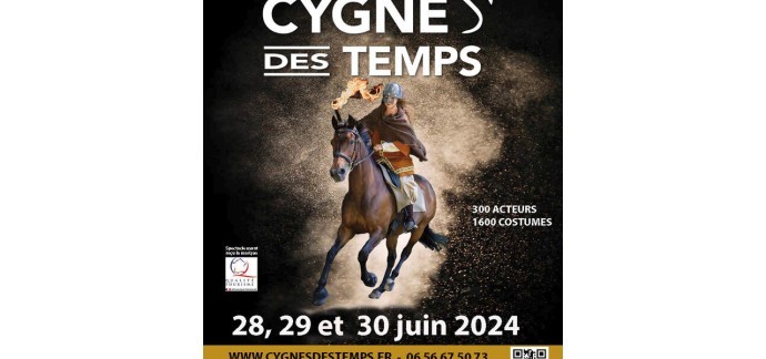 Weo: 1 lot de 2 invitations pour le spectacle "Cygnes des temps" &agrave; P&eacute;ronne &agrave; gagner