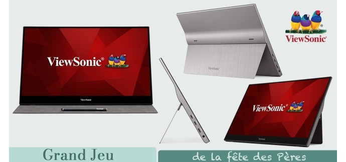 Femme Actuelle: 4 moniteurs portables Multi-Touch USB-C ViewSonic à gagner