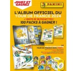 Bikelive: 30 lots comportant 1 album Panini "Tour de France" + 36 pochettes de stickers à gagner