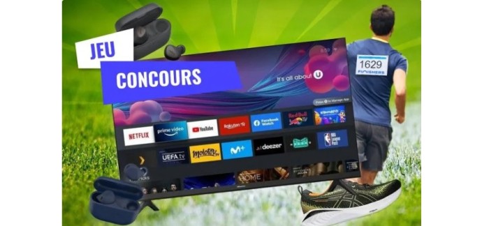 20 Minutes: 1 Smart TV, 10 écouteurs Jabra Elite, 2 chaussures Asics et d'autres lots à gagner