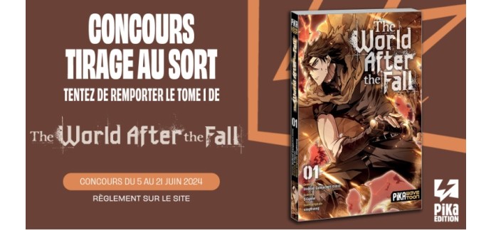Pika Edition: 3 mangas "The World After The Fall" à gagner