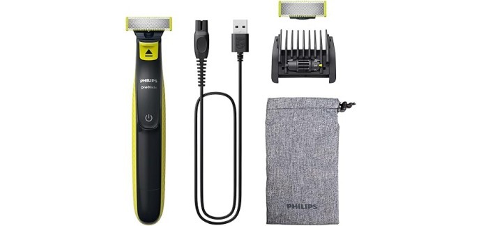 Amazon: Tondeuse à barbe électrique Philips OneBlade Original Visage QP2724/30 à 29,99€