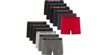 Amazon: Lot de 12 boxers homme Antonio Rossi à 33,65€