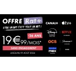 Canal +: [- 26 ans] Abonnement CANAL+, Apple TV+, Disney+, Netflix, OCS, Paramount+ et MAX à 19,99€/mois