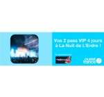 Ouest France: 1 lot de 2 pass VIP 4 jours pour le festival "La Nuit de L'Erdre" à gagner