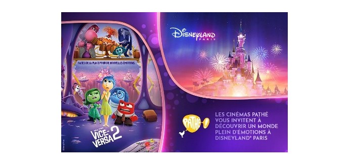 Gaumont Pathé: 14 x  1 Séjour à Disneyland Paris pour 4 personnes à gagner