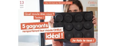 Guy Demarle: 5 moules en silicone Ohra à gagner