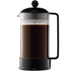 Amazon: Cafetière à Piston Bodum Brazil - 8 Tasses, Noir, 1.0 L à 17,95€