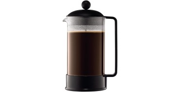 Amazon: Cafetière à Piston Bodum Brazil - 8 Tasses, Noir, 1.0 L à 17,95€
