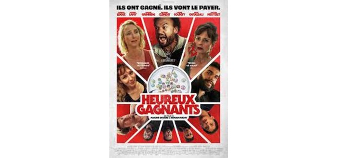 Carrefour: 60 Blu-Ray et 60 DVD du film "Heureux gagnants" à gagner