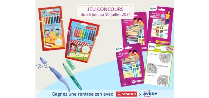 MaFamilleZen: 10 packs de fournitures scolaires à gagner