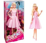 Amazon: Poupée Articulée Barbie Le Film Look Vintage en Robe Vichy Rose Et Blanche - HPJ96 à 23,49€