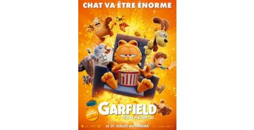 Carrefour: 100 lots de 2 places de cinéma pour le film "Garfield" à gagner