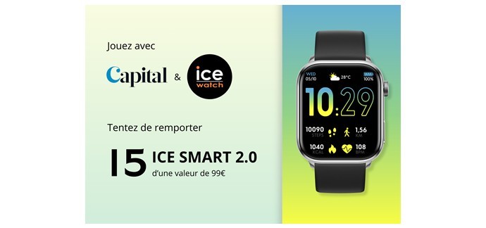 Capital: 15 montres Ice Smart 2.0 à gagner