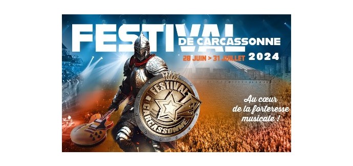 Rollingstone: 3 lots de 2 invitations pour le Festival de Carcassonne à gagner