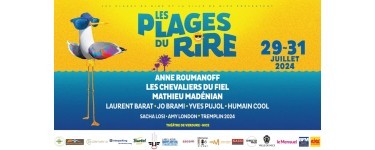 BFMTV: 1 lot de 2 invitations pour le festival "Les Plages du Rire" à gagner