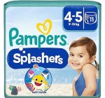 Amazon: 11 Couches-Culottes de Bain Pampers Splashers Taille 4-5 - Edition Limitée Baby Shark à 6,32€