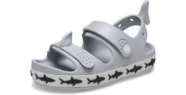 Amazon: Sandales enfant Crocs Crocband Cruiser Sandal T, Shark Light Grey à 22,69€