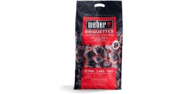 Amazon: Briquettes de Charbon Weber - Sac 8 kg à 12,99€