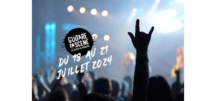 Rollingstone: Des invitations pour une journée au choix au festival "Guitare en Scène" à gagner