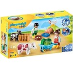 Amazon: Playmobil 1.2.3 Animaux de la Ferme - 71158 à 13,49€