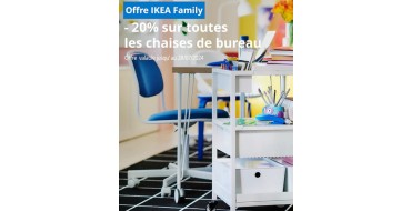 IKEA: [IKEA Family] 20% de réduction sur toutes les chaises de bureau