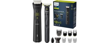 Amazon: Tondeuse 13-en-un Philips Series 9000 MG9530/15 + OneBlade à 69,99€