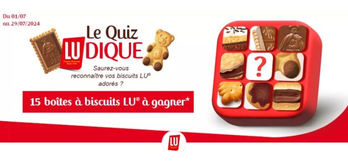 Ma vie en couleurs: 15 boîtes à biscuits LU à gagner