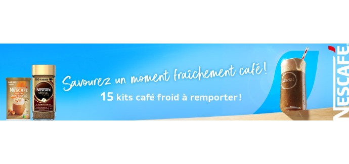 Croquons la Vie: 15 kits de café froid Nescafé à gagner