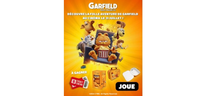 Gulli: Des places pour le film "Garfield héros malgré lui" + des goodies à gagner