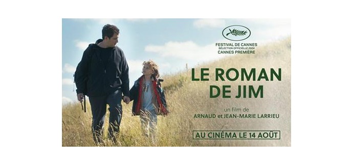 Arte: 3 lots de 2 places de cinéma pour le film "Le roman de Jim" à gagner