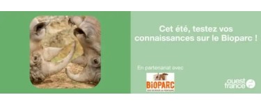 Ouest France: 1 ZooPass pour 2 adultes et 2 enfants + 20 entrées pour le Bioparc de Doué-la-Fontaine à gagner