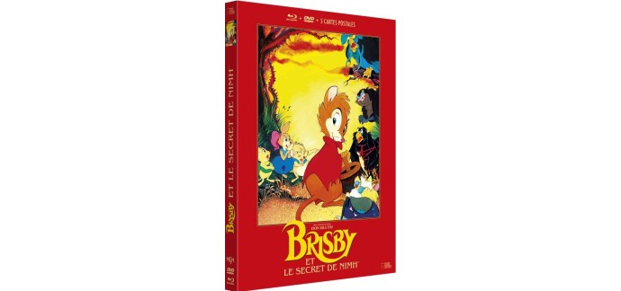 Les Chroniques de Cliffhanger & co: 2 Blu-ray/DVD du film "Brisby Et Le Secret De Nimh" à gagner