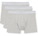 Amazon: Lot de 3 Boxers Calvin Klein Taille Basse Homme - Gris à 30,95€