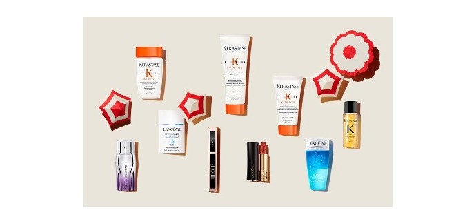 Lancôme: 1 lot de 9 produits de soin Kérastase X Lancôme à gagner