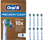 Amazon: Pack de 8 brossettes Oral-B Pro Precision Clean pour brosse à dents électriques à 18,99€