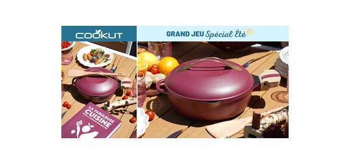 Cuisine Actuelle: 6 lots comportant 1 poêle Cookut + 1 livre de 200 recettes à gagner