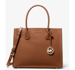 Michael Kors: Grand sac à main Mickael Kors Mercer à soufflets en cuir grainé à 121€