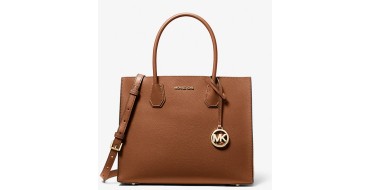 Michael Kors: Grand sac à main Mickael Kors Mercer à soufflets en cuir grainé à 121€