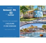 Télé Loisirs: 3 séjours en camping Homair à gagner