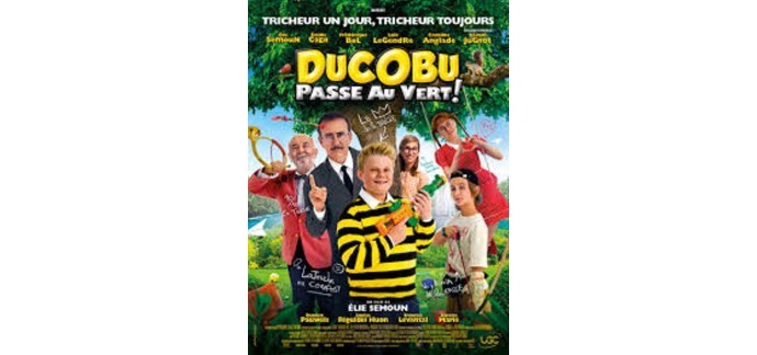 Carrefour: 60 Blu-ray et 60 DVD du film "Ducobu passe au vert" à gagner