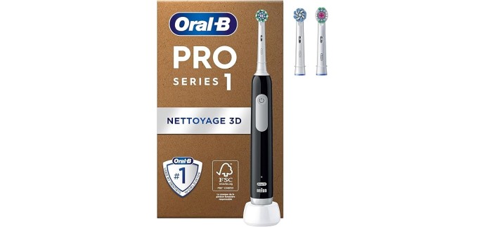 Amazon: Brosse à Dents Électrique Oral-B Pro Series 1 à 29,90€