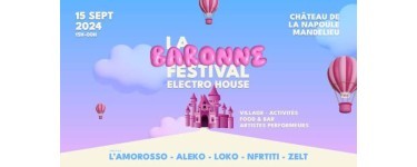 BFMTV: 2 lots de 2 invitations pour la Baronne Festival à Mandelieu-La-Napoule à gagner 