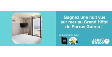 Ouest France: 1 séjour d'une nuit au Grand Hôtel de Perros-Guirec + petits-déjeuners à gagner