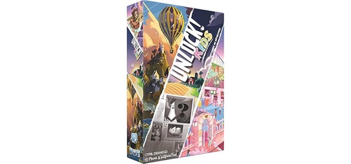 Amazon: Jeu de société Asmodee Unlock! Kids - Histoire de Détectives à 14,37€