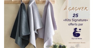 Voici: 25 kits de chiffonnettes H2O at Home à gagner