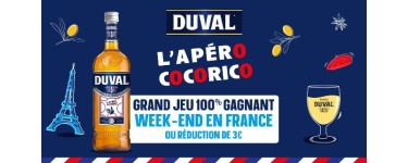 Pastis Duval: 45 coffrets Smartbox "3 jours en hôtel ou en chambre d'hôtes partout en France" à gagner