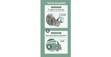 Bricomarché: 1 voyage en Europe et 20 virements bancaires à gagner