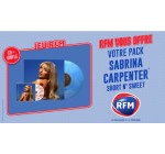 RFM: Des packs album CD + vinyle "Expresso" de Sabrina Carpenter à gagner