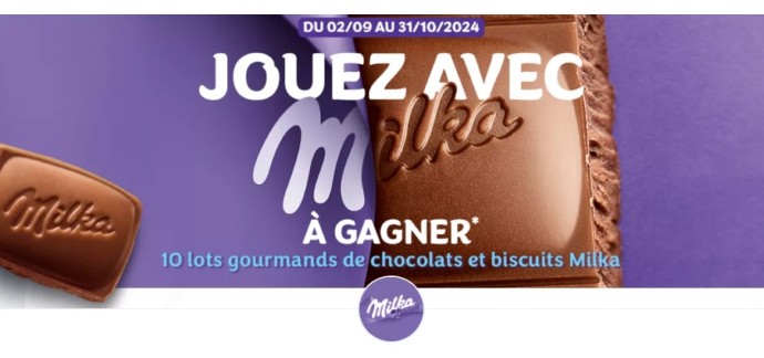 Ma vie en couleurs: 10 packs gourmands Milka à gagner